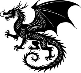 Dark Fantasy Tattoo Art Collection &ndash; Skulls, Dragons, Hearts & Mythical Creatures lion vector

