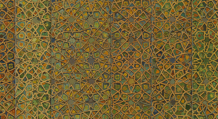 Intricate geometric pattern design