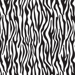 Tiger skin texture black and white	
