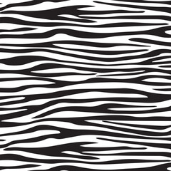Tiger skin texture black and white	
