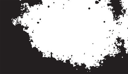 Grunge background. Black and white Grunge texture. Grunge overlay layer. Distressed grunge texture. Monochrome texture.