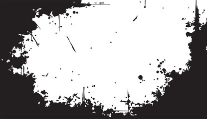 Grunge background. Black and white Grunge texture. Grunge overlay layer. Distressed grunge texture. Monochrome texture.