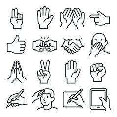 Men's grooming essentials icon collection. skincare, shaving, haircare, beard care simple vector icons