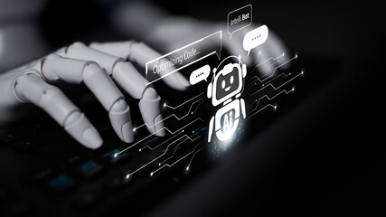 AI Virtual Assistant Artificial Intelligence Chatbot Controlled by Prompt Engineering for...