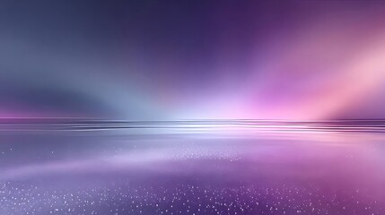 Purple Horizon: A Serene Landscape of Light and Texture