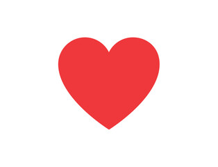 Heart shape love sign design illustration