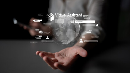 AI assistant with LLM, big data, machine learning, and generative AI powers prompt engineering and...