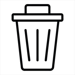 trash bin icon