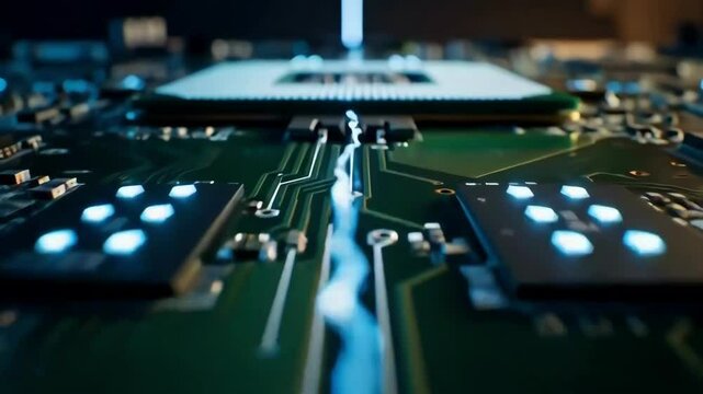 Circuit board with blue light, computer component, motherboard, electronic part, technology design