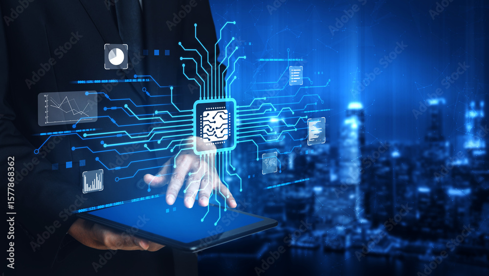 Poster ai assistant with llm, big data, machine learning, and generative ai powers prompt engineering and s