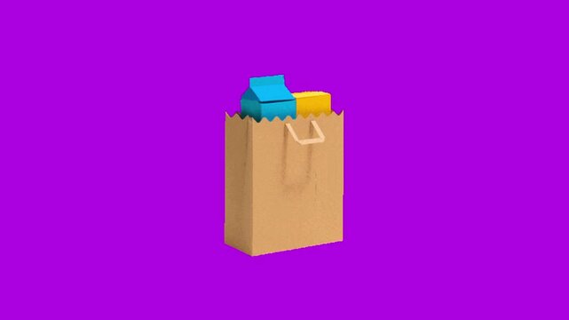 shopping bag animation