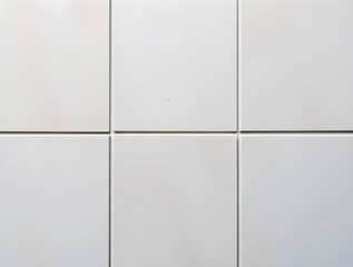 Clean Minimalist White Tile Texture: Seamless Background