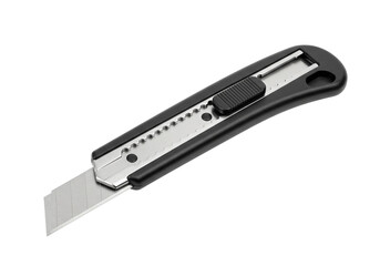 Snap-Off Blade Utility Knife with Black Handle – Precision Cutting Tool for Craft, Office, or Packaging Tasks