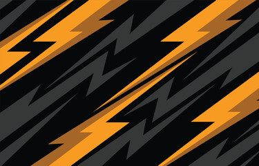Minimalist sporty background with gradient jagged zigzag pattern