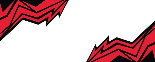 Minimalist background with jagged zigzag pattern and some copy space area