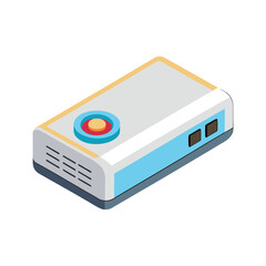 Fototapeta premium Wireless camera connected to router