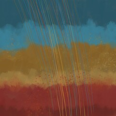 Abstract image for printing. Picture for modern interiors. The picture is painted by hand on a tablet.