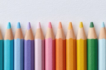 close-up of colored pencil shading letters of alphabet chart while layering multiple languages