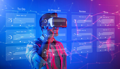 Explore the intersection of virtual reality and project management concepts, enhancing business...