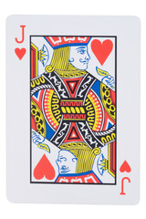 card gambling on white game luck jack hearts