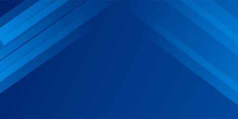 Abstract blue background with glowing geometric lines. Modern blue gradient square shape design. Futuristic technology concept. Suit for brochure,