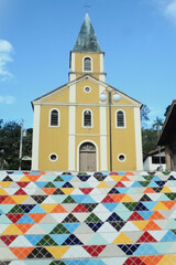 View of the chapel of São Benedito in Monteiro Lobato, Paraíba Valley Paulista mesoregion and...