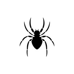 spider icon, simple flat style, vector illustration, symbol, design logo template pictogram, for ui or ux isolated on white for mobile app, editable
