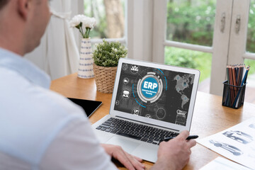 ERP enterprise resource planning software for brisk business to plan the marketing strategy