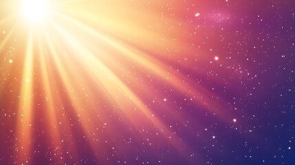 Obraz premium Radiant Light Rays Galaxy Background Cosmic Dust