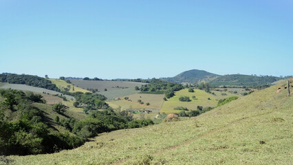 Beauty of the mountains in the context of the Serra da Mantiqueira between S&atilde;o Paulo and southern Minas Gerais