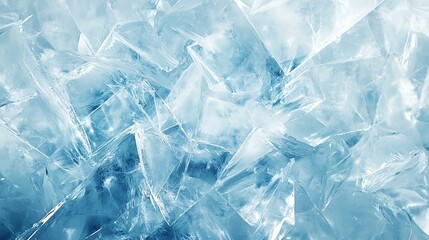 Obraz premium Close-up of crystalline ice textures and patterns.