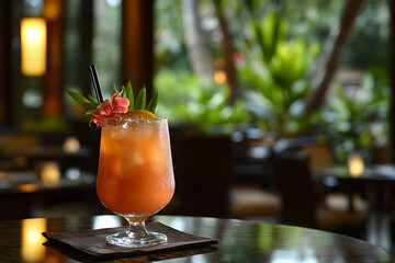 cocktail on the table