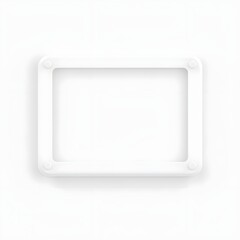empty white plate