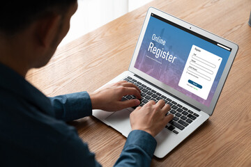 Online registration form for modish form filling on the internet website