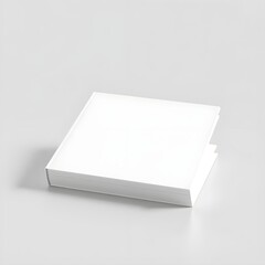 white box on white background