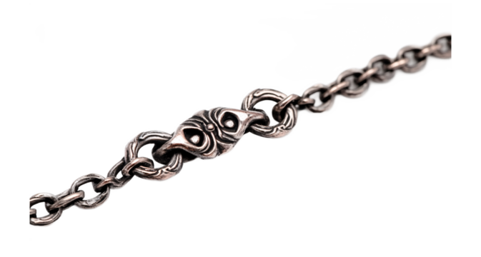 Chain for Fashion Accessories and Jewelry - Isolated on White Background