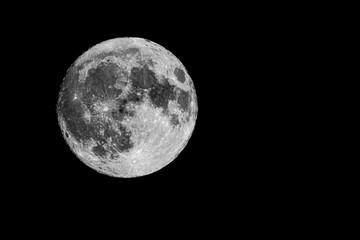 Captivating and Stunning Black and White Photography Featuring the Moon and Its Details