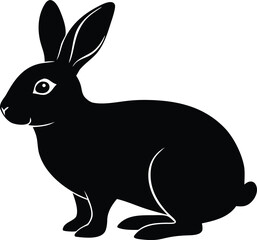 rabbit, hare isolated vector