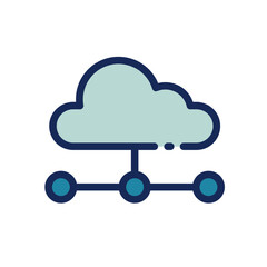 Teamwork business vector icon