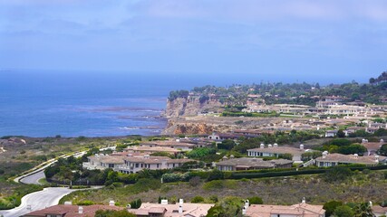 Fototapeta premium THE COAST OF RANCHO PALOS VERDES CALIFORNIA