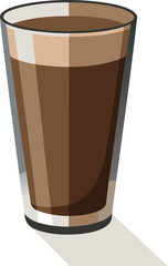 Cold Pressed Juice Variations Refreshing Iced Coffee in a Tall Glass, Perfect for a Hot Day