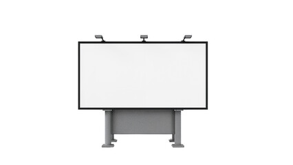 Obraz premium Billboard with Frame Isolated Transparent Background PNG