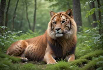 Fototapeta premium tiger in the zoo