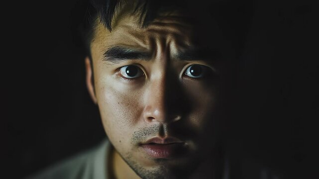 Professional Focused on Analyzing Data in Dim Light