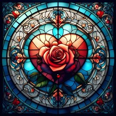 stained glass window
