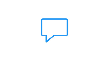 Chat Bubble Icon – Transparent PNG