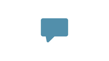 Chat Bubble Icon – Transparent PNG