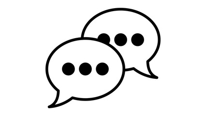 Chat Bubble Icon – Transparent PNG