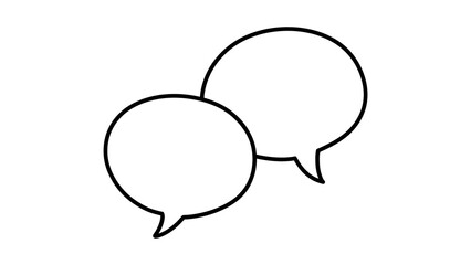 Chat Bubble Icon – Transparent PNG