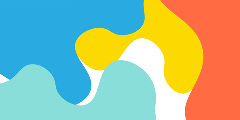 Abstract geometric pop art background with wave pattern. Vector pattern. overlay geometric design of trendy Memphis 80s-90s style